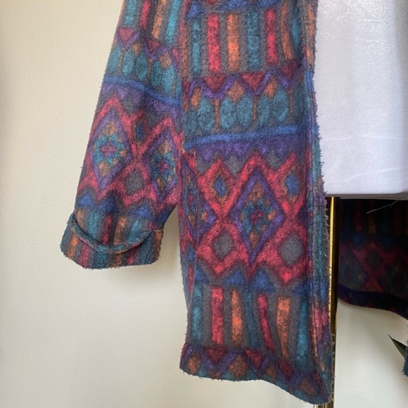 Vintage 80s colorful southwestern Nuggets jacket coat size medium - Picture 5 of 8